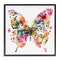 Stupell Industries Butterfly & Music Notes Framed Giclee Wall Art Design by LSR Design Studio